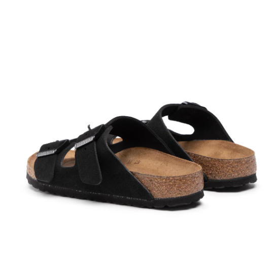 birkenstock arizona black suede