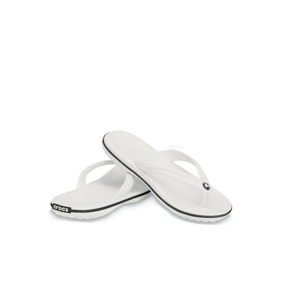 Crocs Crocband Flip Flops σε Λευκό Χρώμα