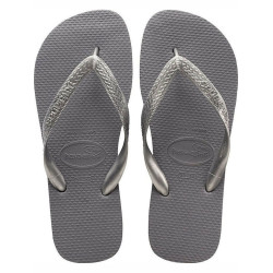 Havaianas Top Tiras Σαγιονάρες σε Ασημί Χρώμα