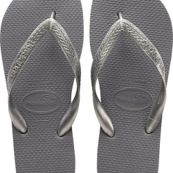 Havaianas Top Tiras Σαγιονάρες σε Ασημί Χρώμα