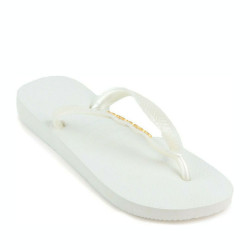 Havaianas Top Logo Metallic Σαγιονάρες σε λευκο Χρώμα