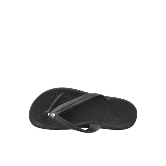 Crocs Crocband Flip Flip Flops σε Μαύρο Χρώμα